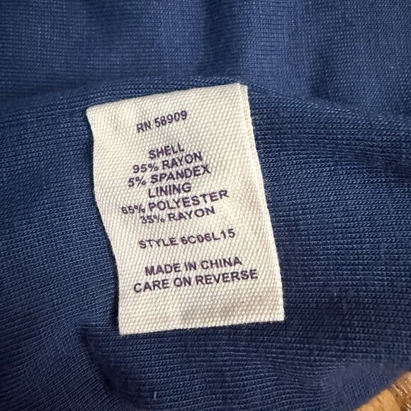 Chelsea & Violet Multicolor Geometric Pattern Stretch Pencil Skirt Fully Lined - Picture 3 of 10